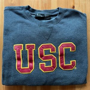 USC Trojans crewneck sweater authentic. Size SM, worn only a couple times.